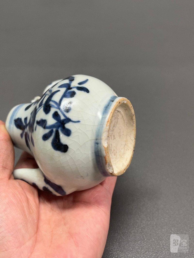 元  青花花卉纹执壶 - 图10